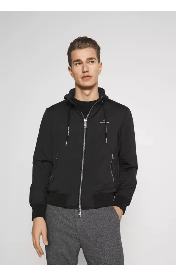 Armani Exchange Veste Bomber Noir mi saison Homme Elysa